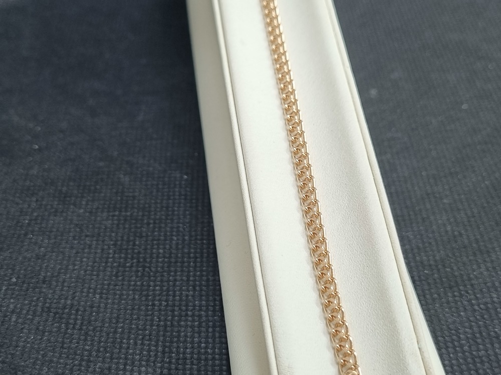 БРАСЛЕТ ПУСТОТЕЛЫЙ Царь (Au 585)