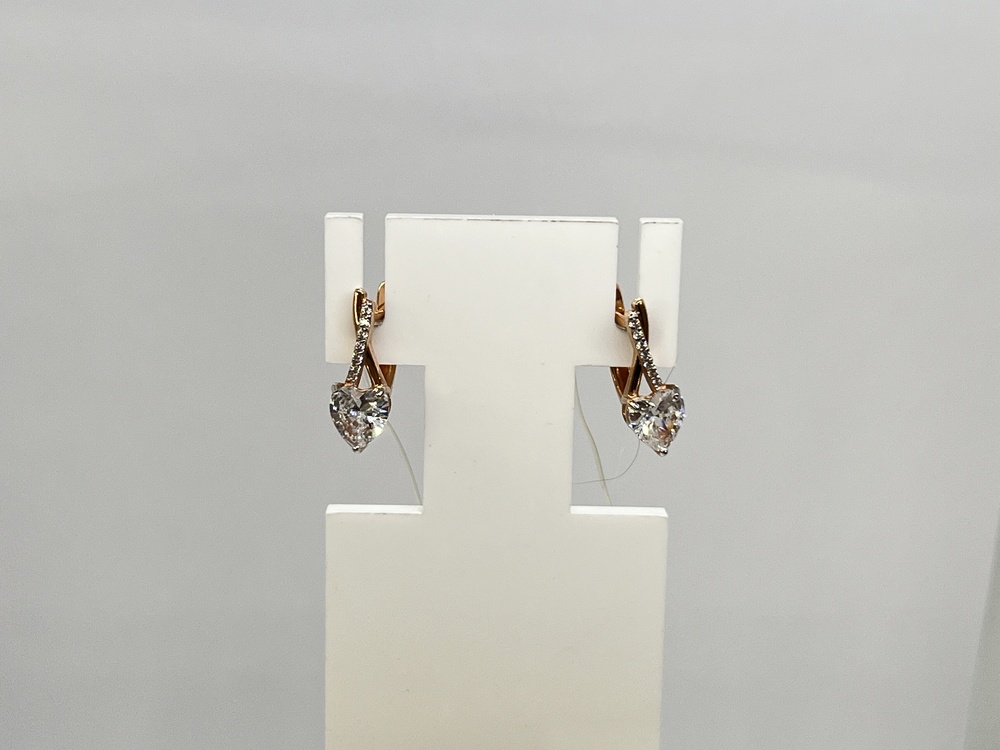 СЕРЬГИ С КАМНЯМИ (Au 585)