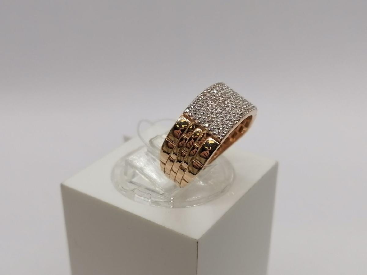 КОЛЬЦО С КАМНЯМИ (Au 585)