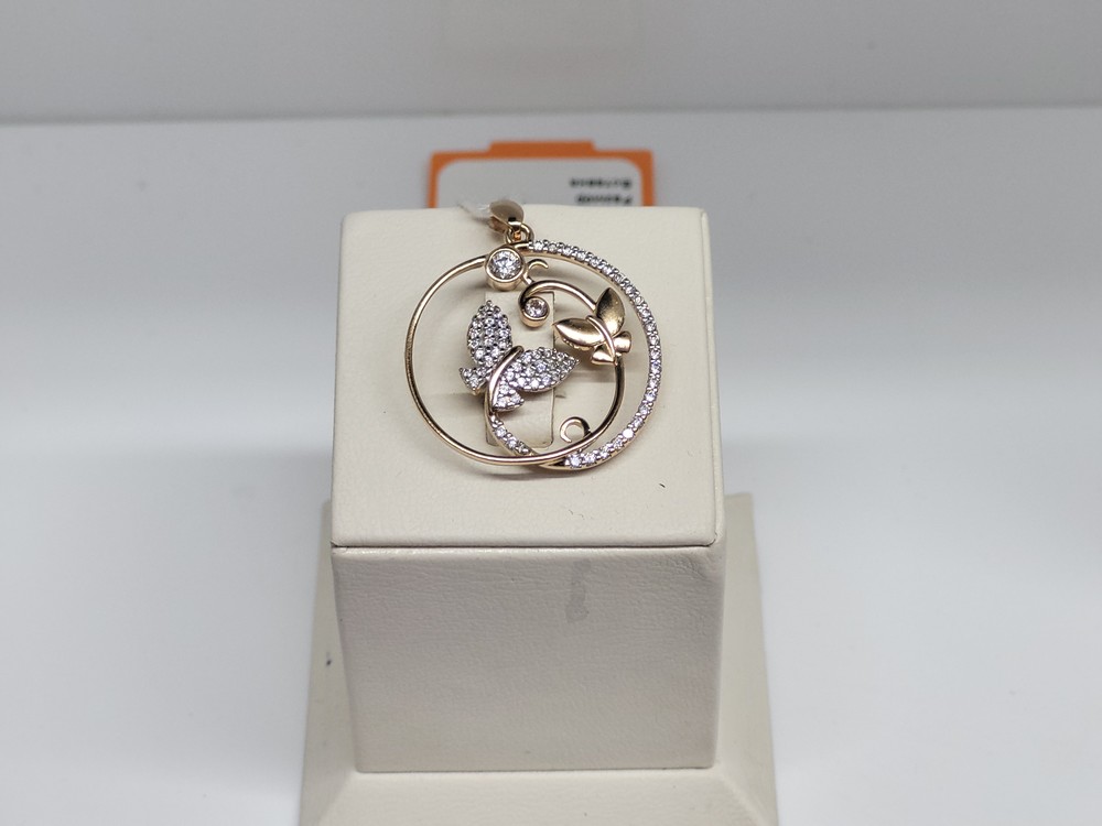 ПОДКМИ585 ПОДВЕСКА С КАМНЯМИ (Au 585)