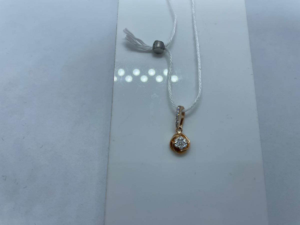 ПОДКМИ585 ПОДВЕСКА С КАМНЯМИ (Au 585)