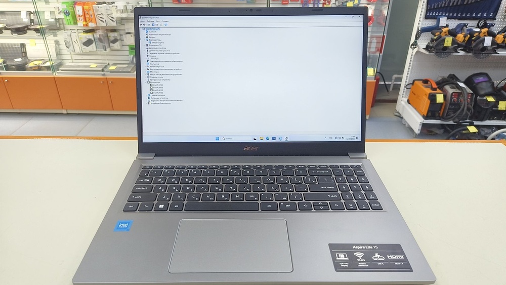Ноутбук Acer; Pentium 150, Intel UHD Graphics, 8 Гб, 250 Гб, Нет