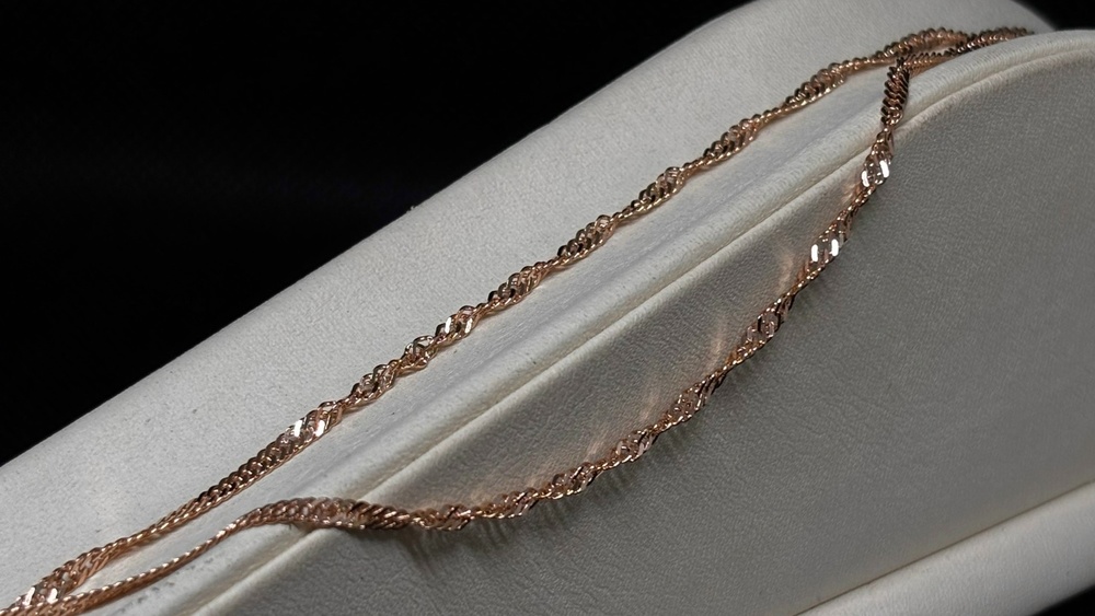 ЦЛСИ585 ЦЕПЬ ПОЛНОВЕСНАЯ Сингапур (Au 585)