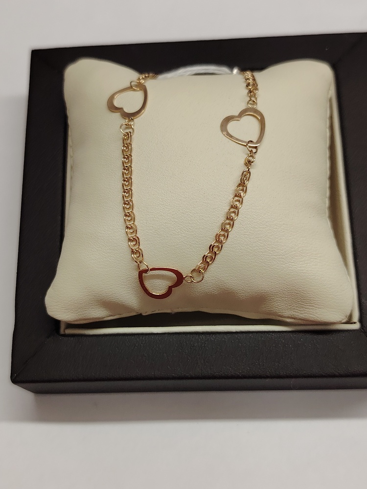 БРАСЛЕТ ПОЛНОВЕСНЫЙ Лав Au 585