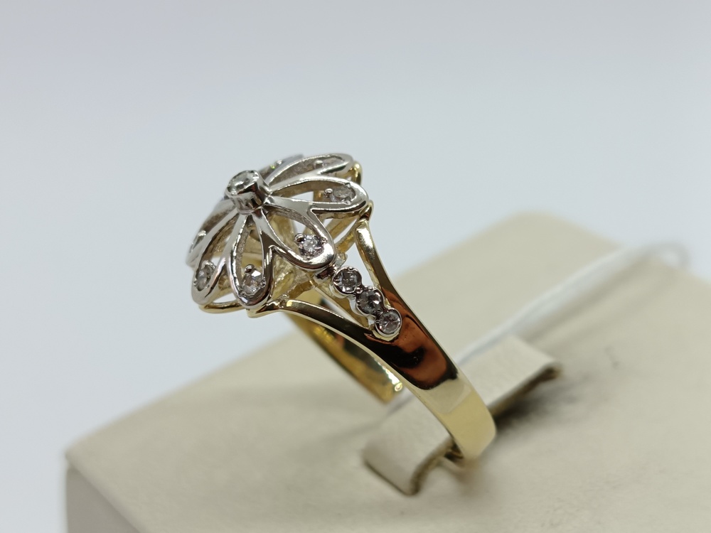 КОЛЬЦО БРИЛЛИАНТ Au 500