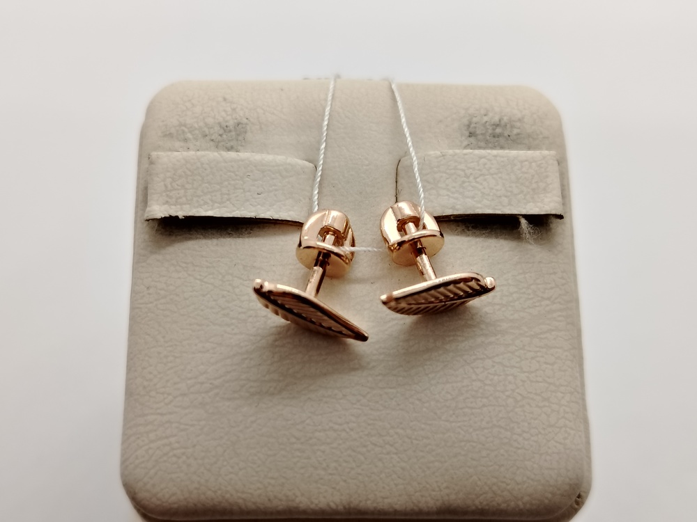 СПУС585 СЕРЬГИ ПУСЕТЫ (Au 585)