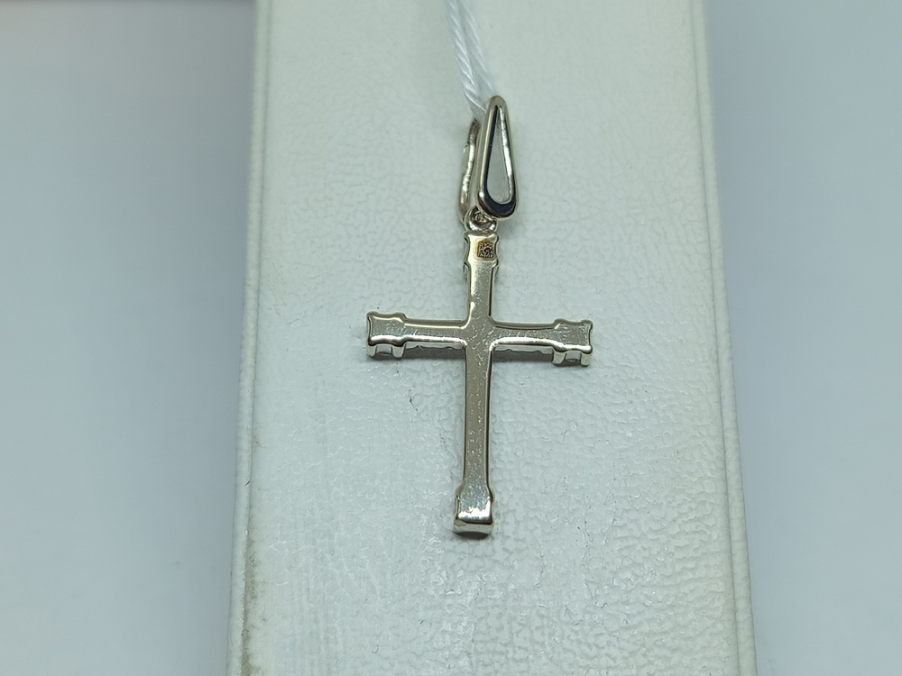 ПОДВЕСКА КРЕСТ С КАМНЯМИ (Au 585)