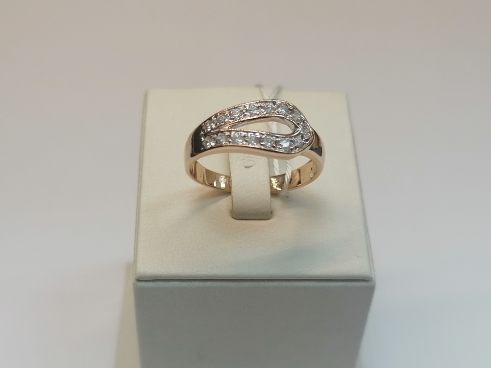 КОЛКМИ585 КОЛЬЦО С КАМНЯМИ (Au 585)