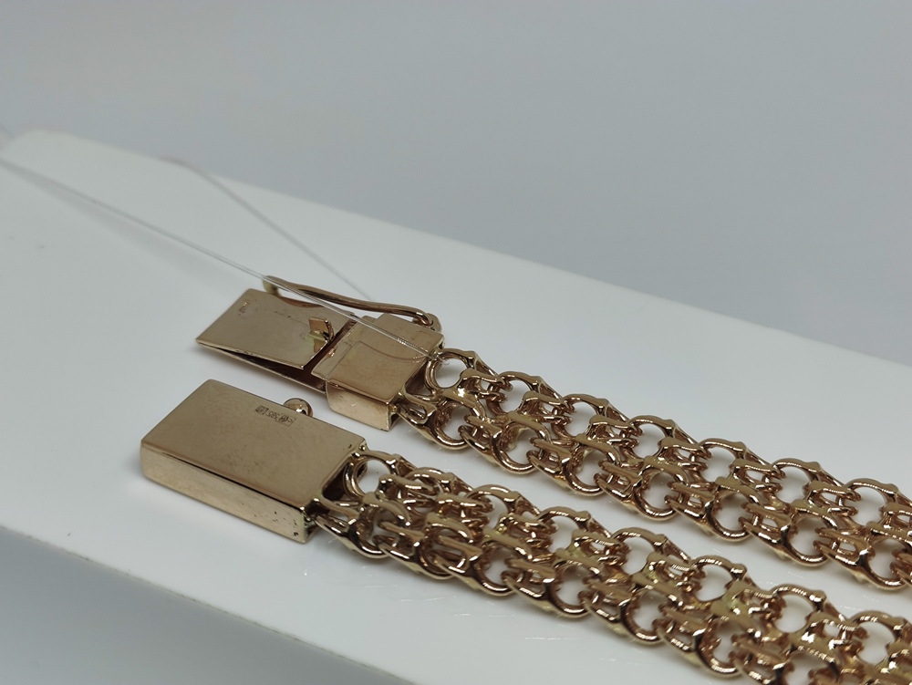 БРАСЛЕТ ПОЛНОВЕСНЫЙ Бисмарк (Au 585)