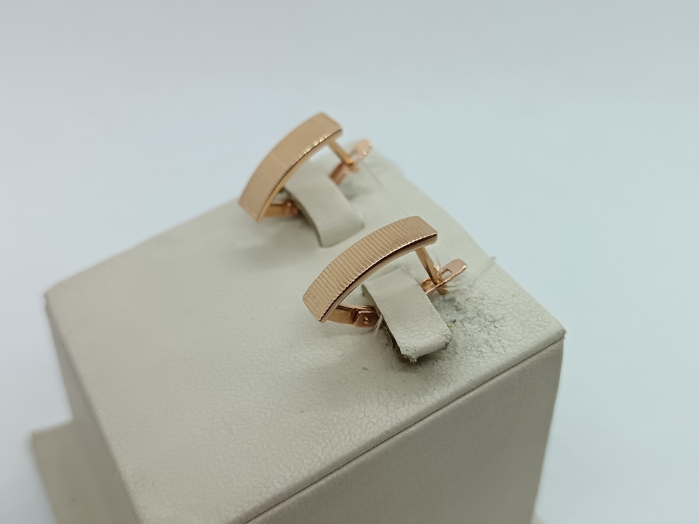 СЕРЬГИ БЕЗ КАМНЯ (Au 585)