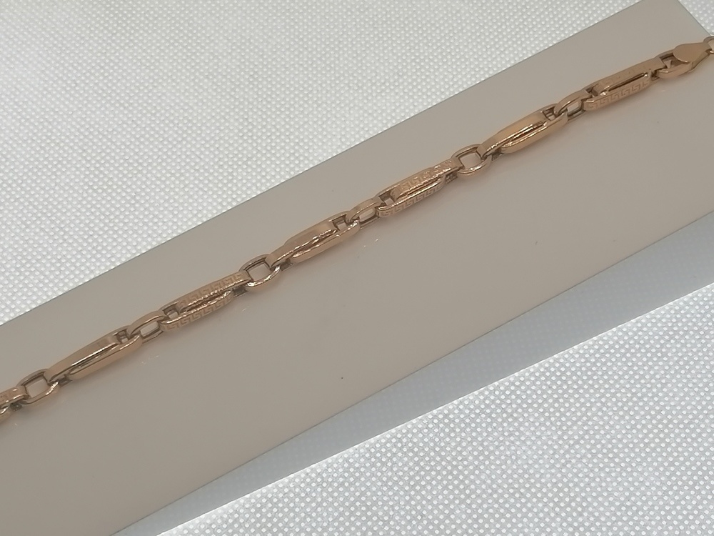 БРАСЛЕТ ПУСТОТЕЛЫЙ Фантазия (Au 585)