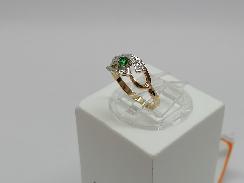 КОЛКМИ585 КОЛЬЦО С КАМНЯМИ (Au 585)