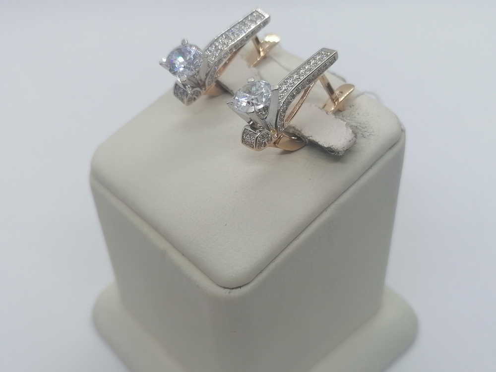 СКМИ585 СЕРЬГИ С КАМНЯМИ (Au 585) СКМИ585 СЕРЬГИ С КАМНЯМИ (Au 585)