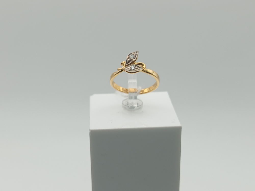 КОЛЬЦО БРИЛЛИАНТ Au 750