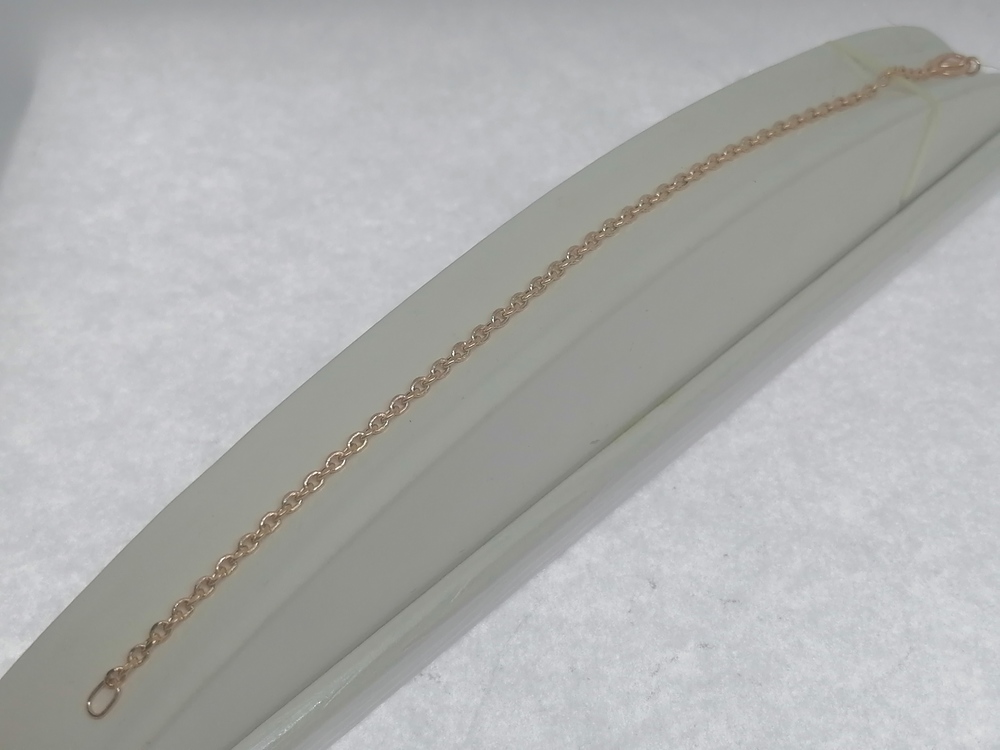 БРАСЛЕТ ПУСТОТЕЛЫЙ Якорное (Au 585)