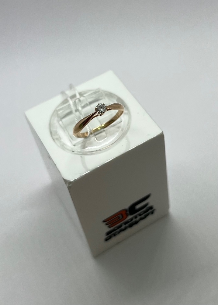 КОЛЬЦО С КАМНЕМ (Au 585)