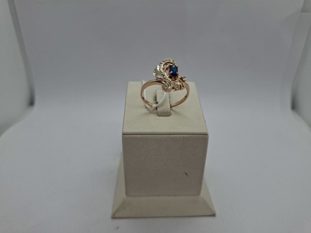 КОЛКМИ585 КОЛЬЦО С КАМНЯМИ (Au 585)