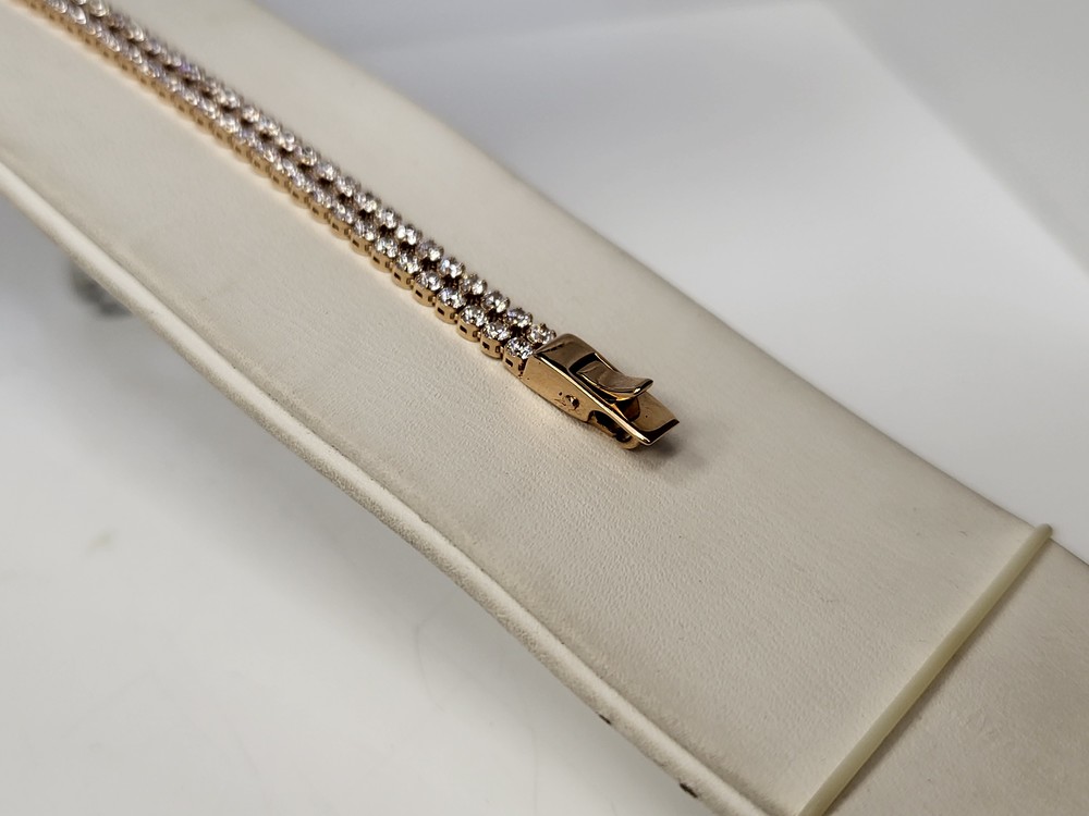 Б585 БРАСЛЕТ С КАМНЯМИ (Au 585)