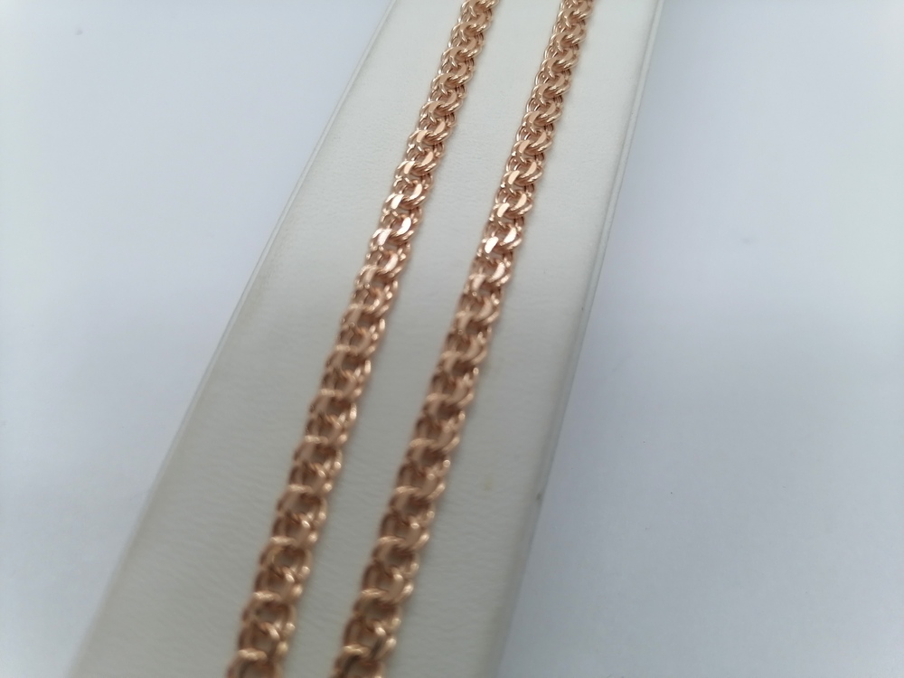 8060200П-40 ЦЕПЬ ПУСТОТЕЛАЯ Бисмарк (Au 585)