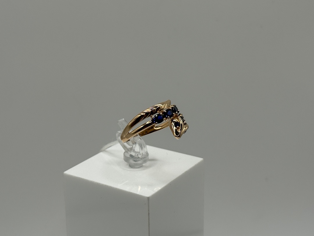 КОЛКМИ585 КОЛЬЦО С КАМНЯМИ (Au 585)