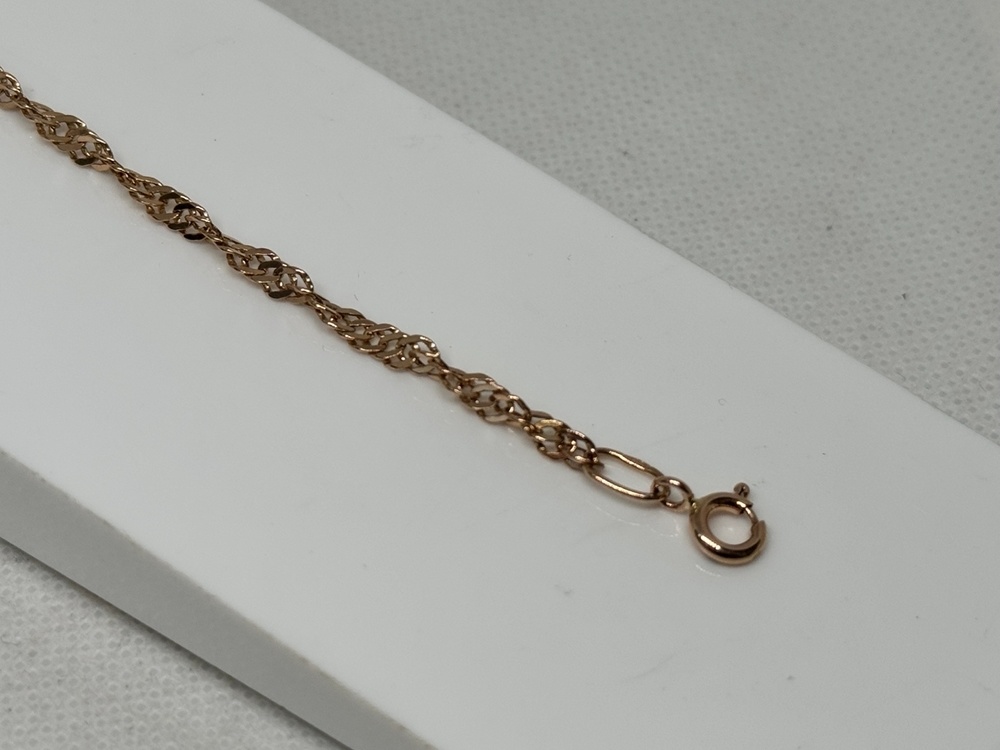 БРАСЛЕТ ПОЛНОВЕСНЫЙ Сингапур Au 585