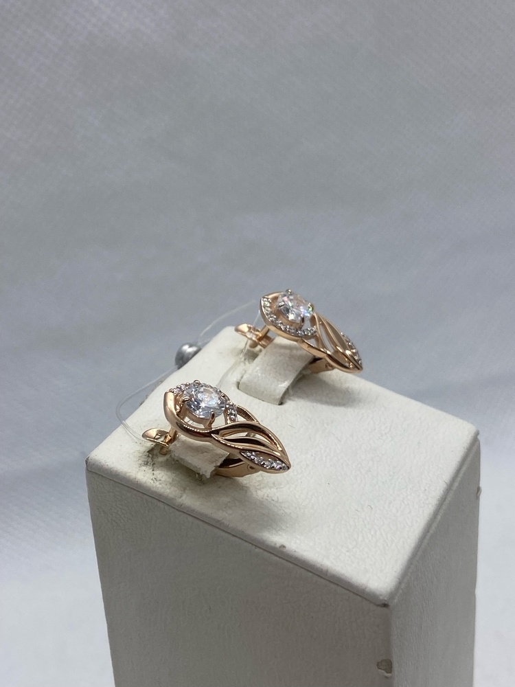 СЕРЬГИ С КАМНЯМИ (Au 585)