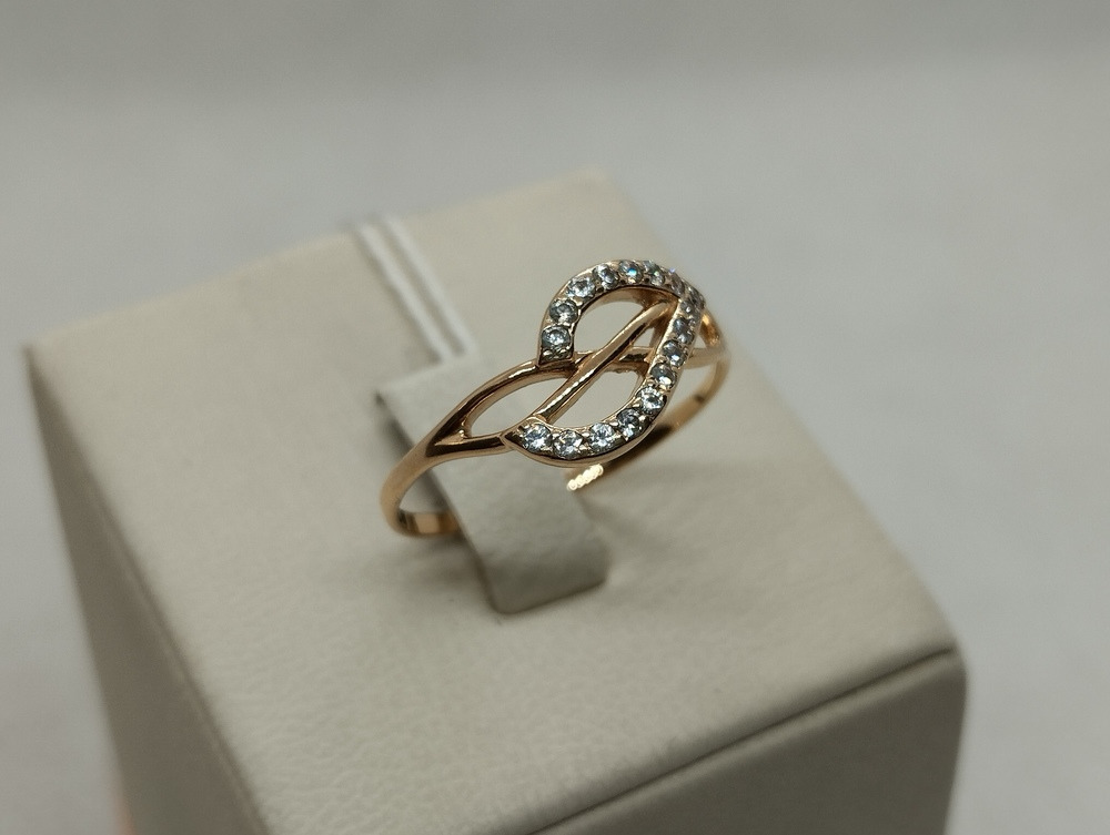 КОЛКМИ585 КОЛЬЦО С КАМНЯМИ (Au 585)