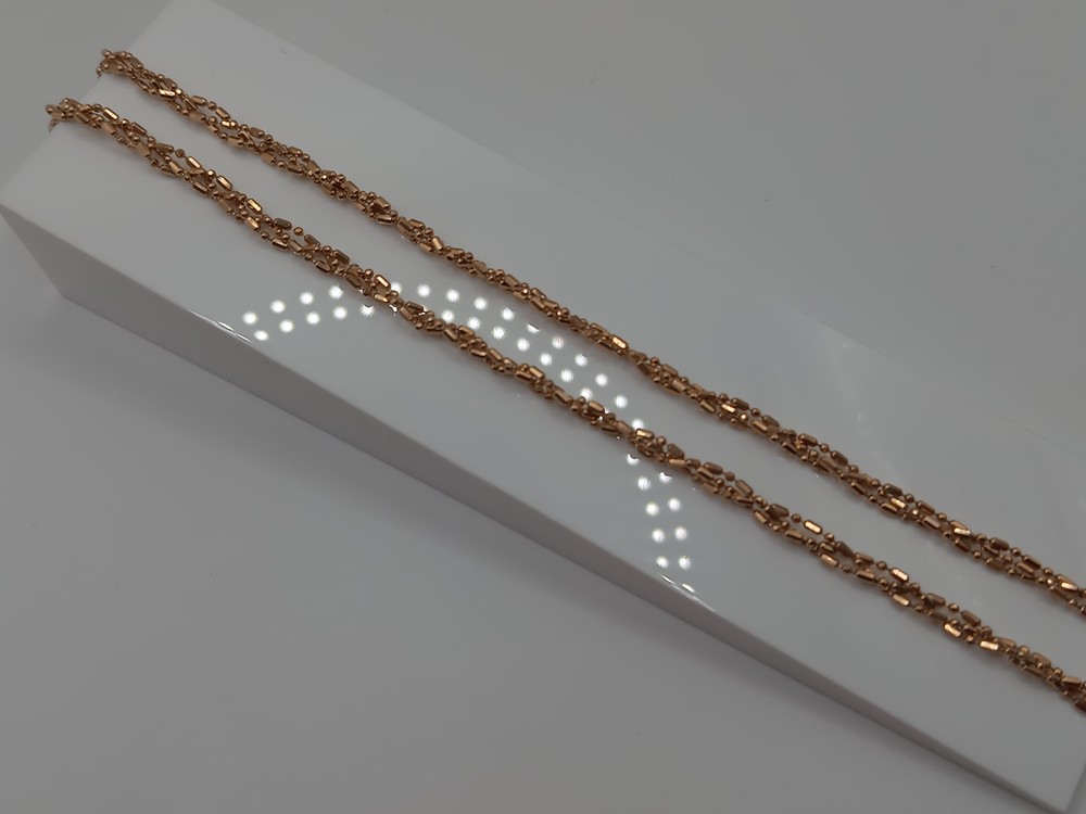 ЦЛПА585 ЦЕПЬ ПОЛНОВЕСНАЯ Перлина (Au 585)