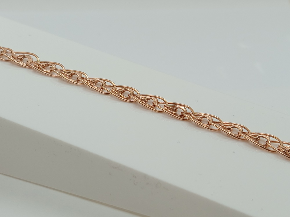 БРАСЛЕТ ПУСТОТЕЛЫЙ Нона бисмарк (Au 585)