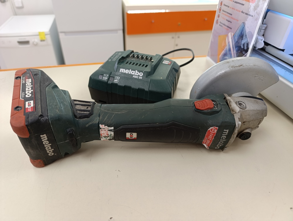 Угловая шлифмашина Metabo WB18LTX BL125