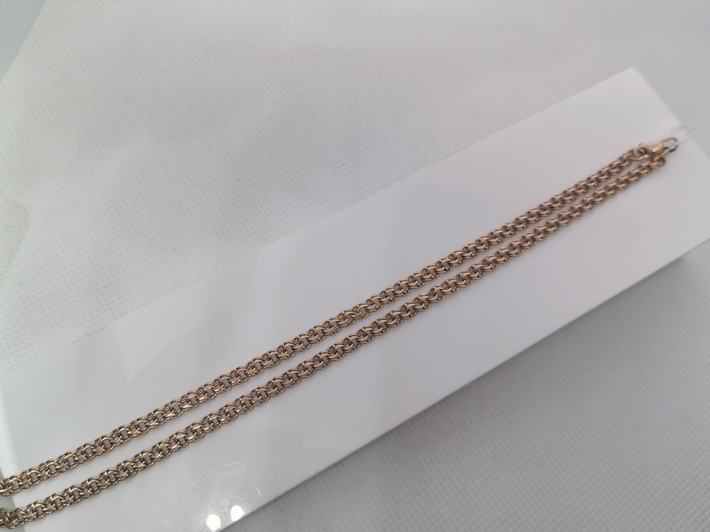 ЦЕПЬ ПОЛНОВЕСНАЯ Бисмарк (Au 585)