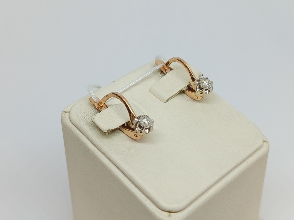 СЕРЬГИ БРИЛЛИАНТ (Au 585)