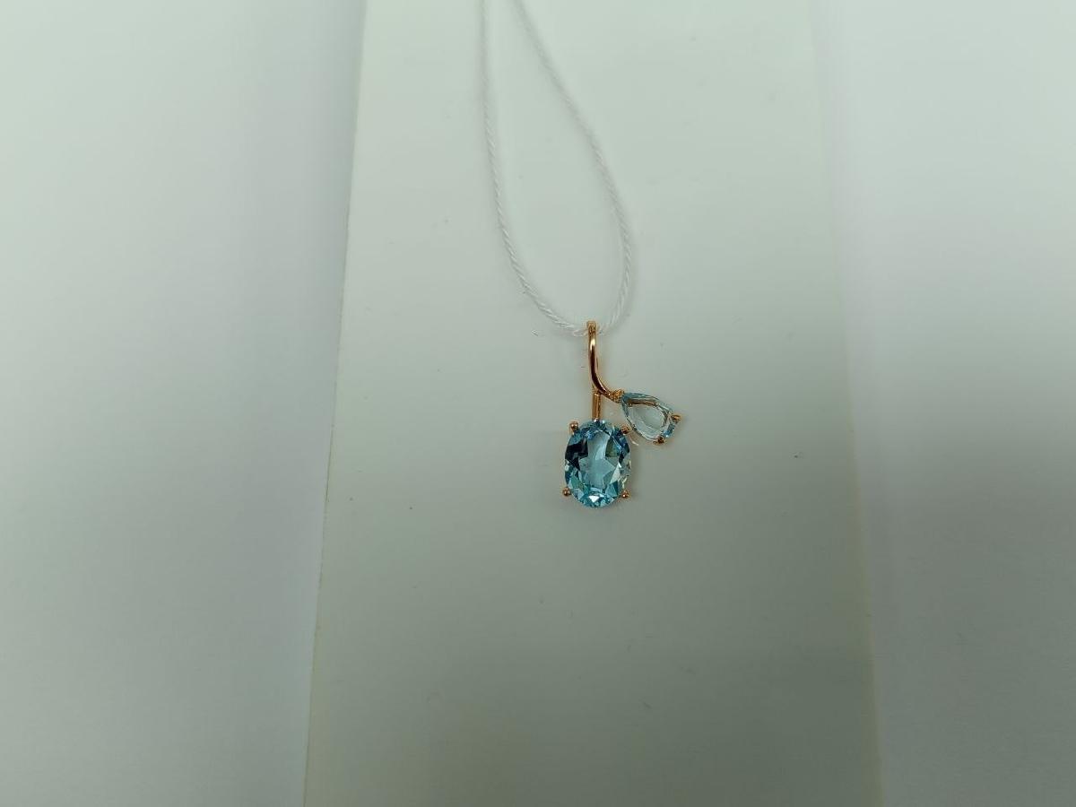 ПОДВЕСКА С КАМНЯМИ (Au 585)