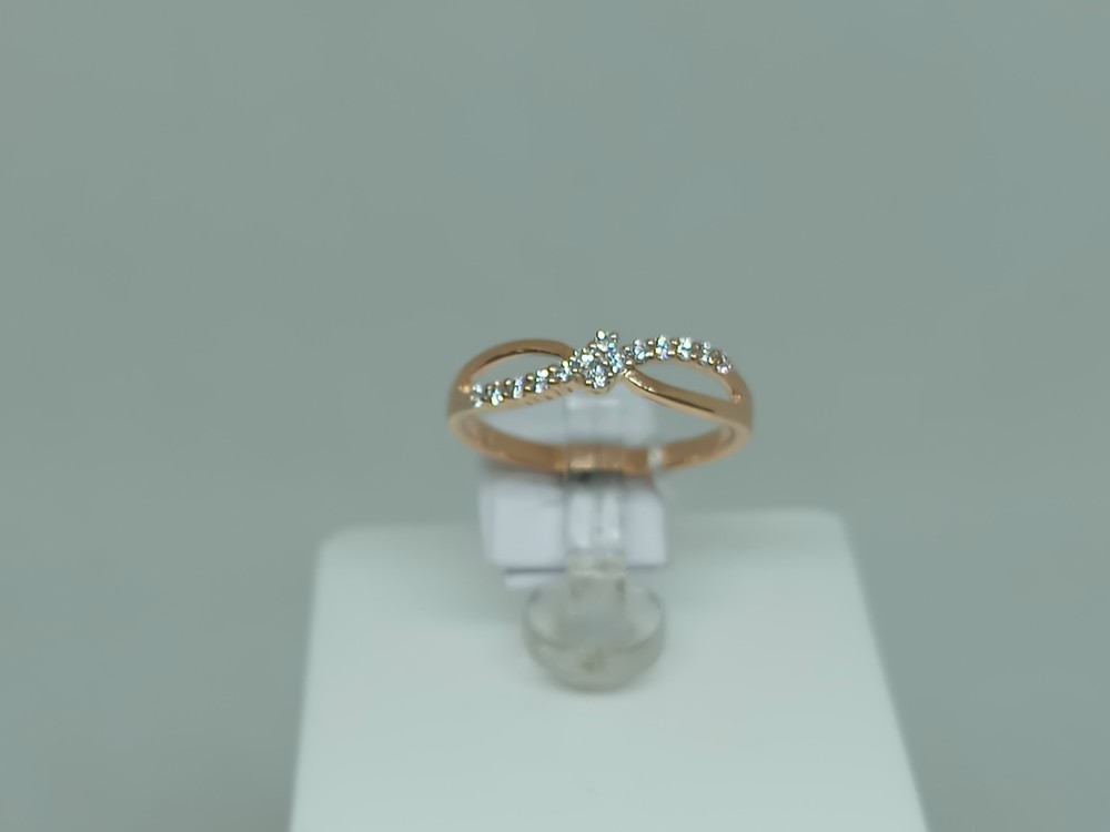 КОЛЬЦО С КАМНЯМИ (Au 585)