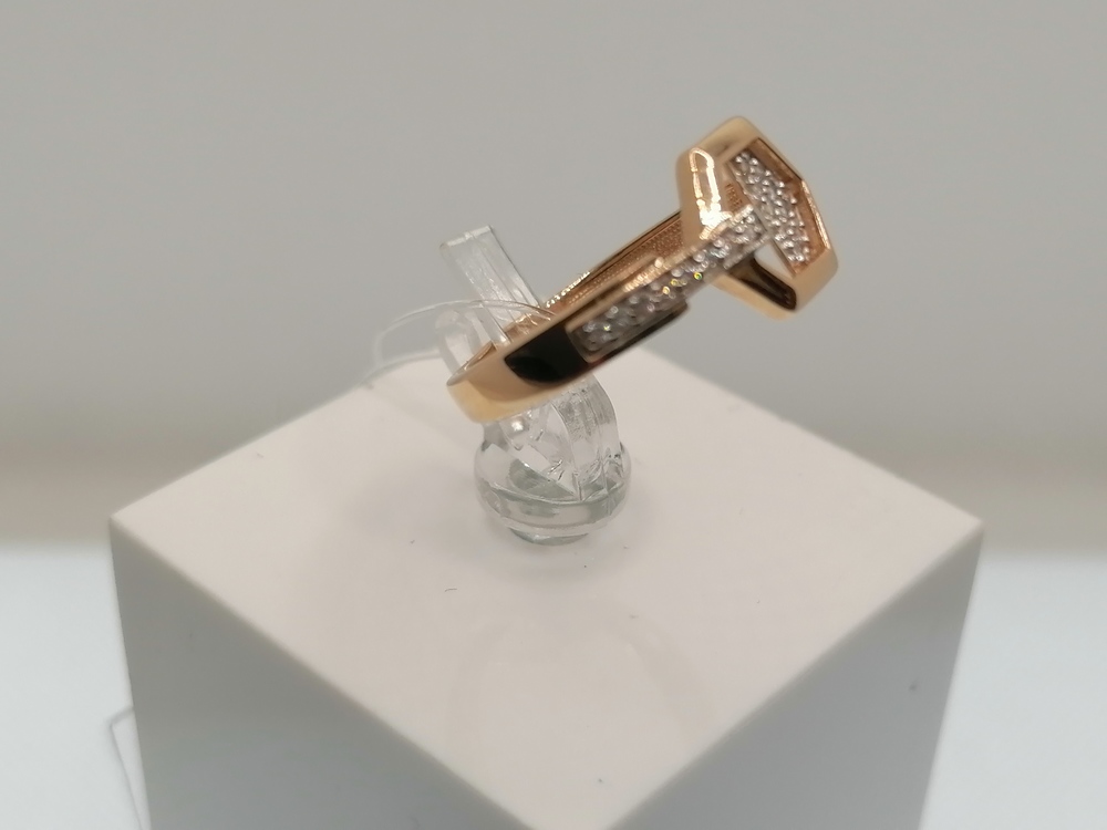 КОЛЬЦО С КАМНЕМ (Au 585)