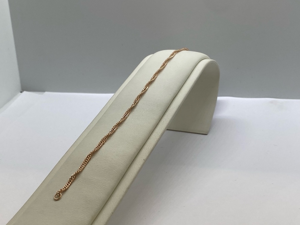 БРАСЛЕТ ПУСТОТЕЛЫЙ Сингапур (Au 585)