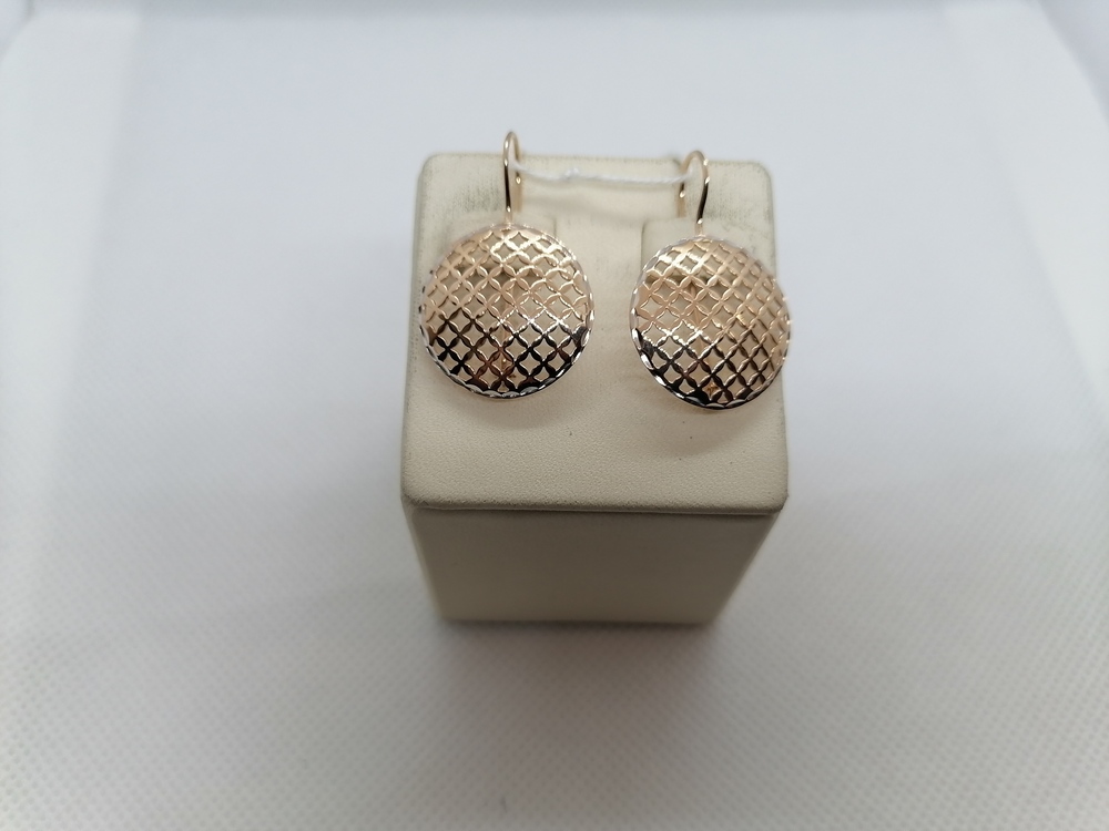 СЕРЬГИ БЕЗ КАМНЯ (Au 585)