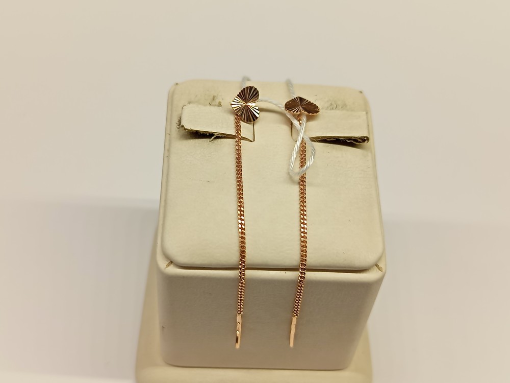 СПРО585 СЕРЬГИ ПРОДЕВКИ (Au 585)