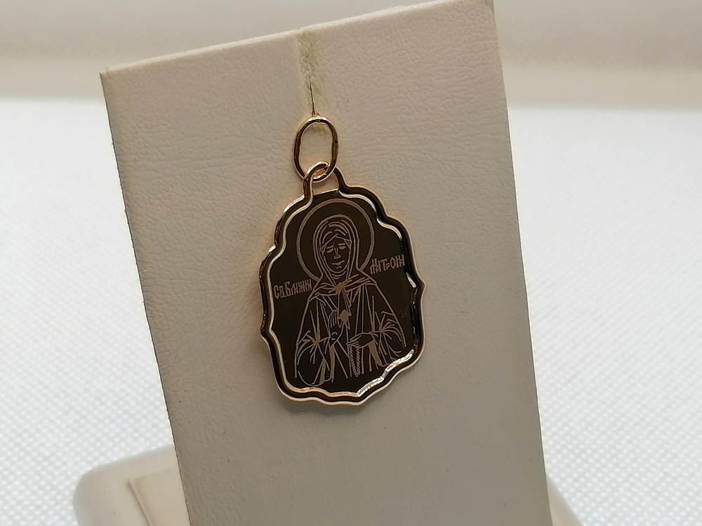 3286 ПОДВЕСКА БЕЗ КАМНЯ (Au 585)