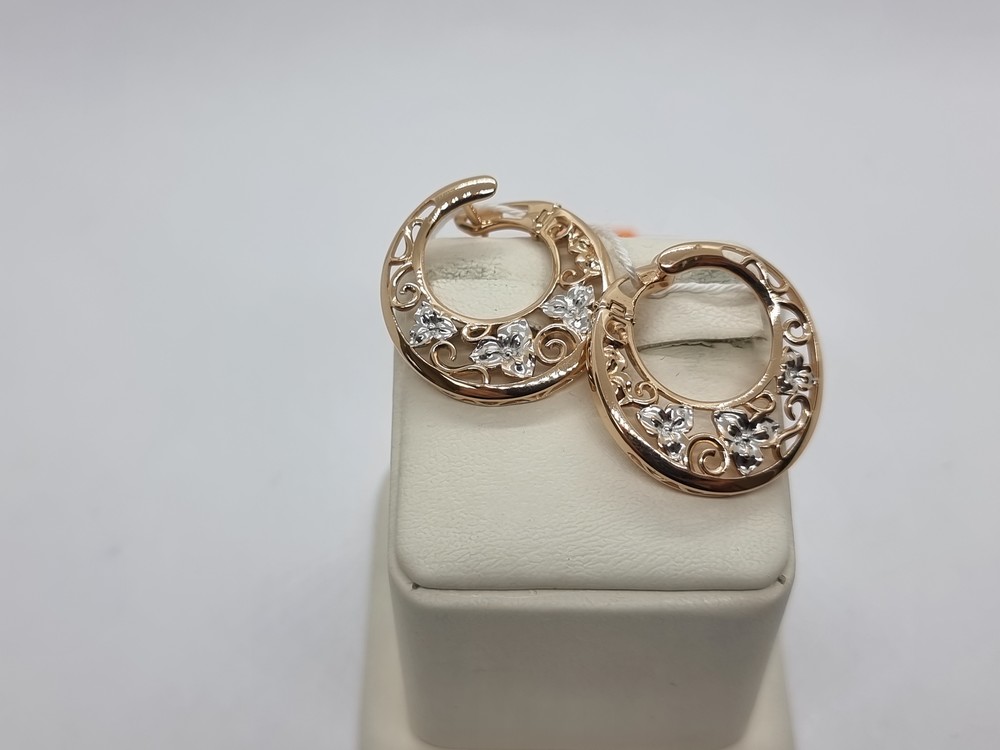 СЕРЬГИ БЕЗ КАМНЯ (Au 585)