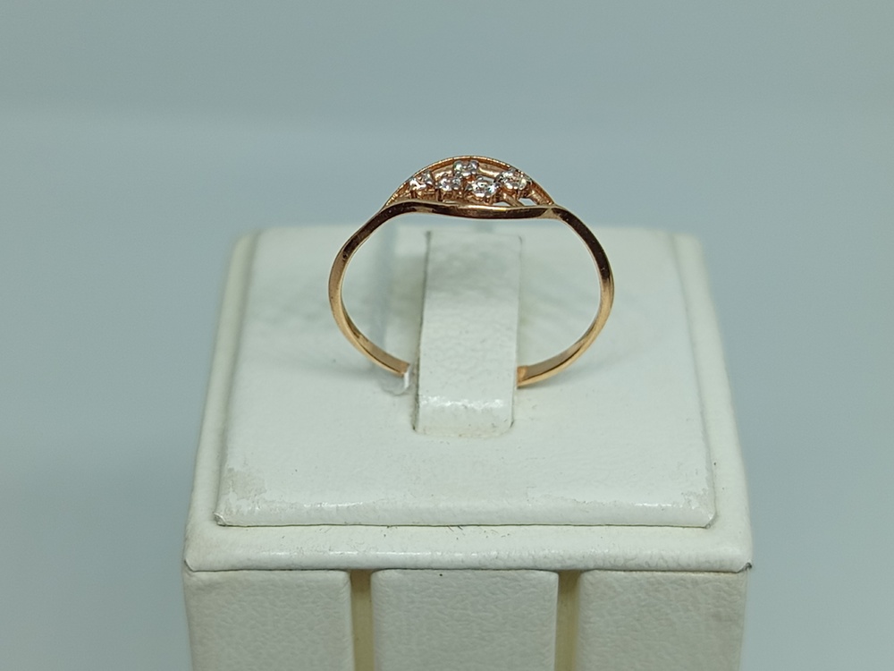 КОЛКМИ585 КОЛЬЦО С КАМНЯМИ (Au 585)