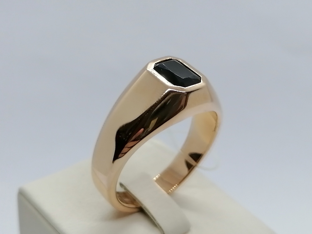 КОЛЬЦО ПЕЧАТКА Гранат (Au 585)