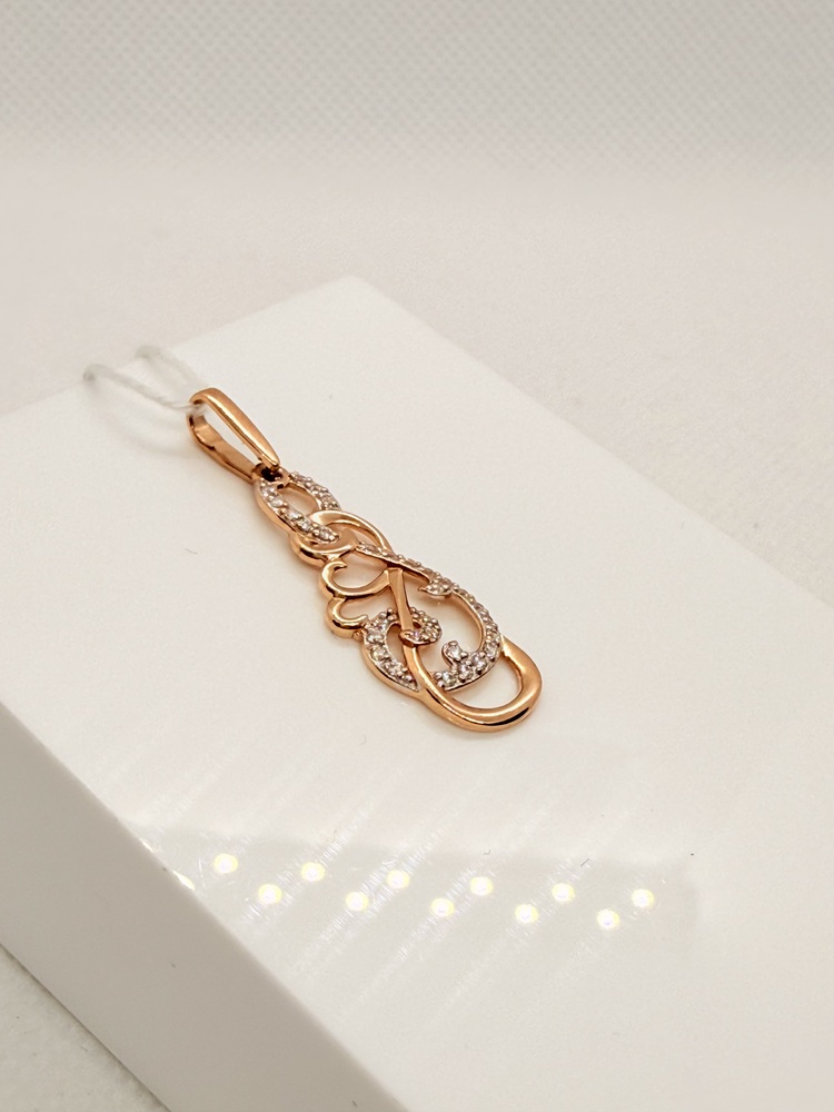 ПОДВЕСКА С КАМНЯМИ (Au 585)