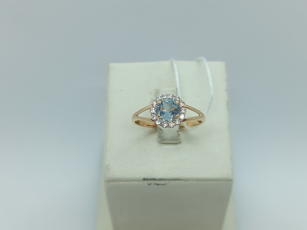 КОЛКМИ585 КОЛЬЦО С КАМНЯМИ (Au 585)