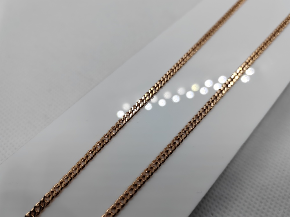 ЦЕПЬ ПОЛНОВЕСНАЯ Ромб двойной (Au 585)