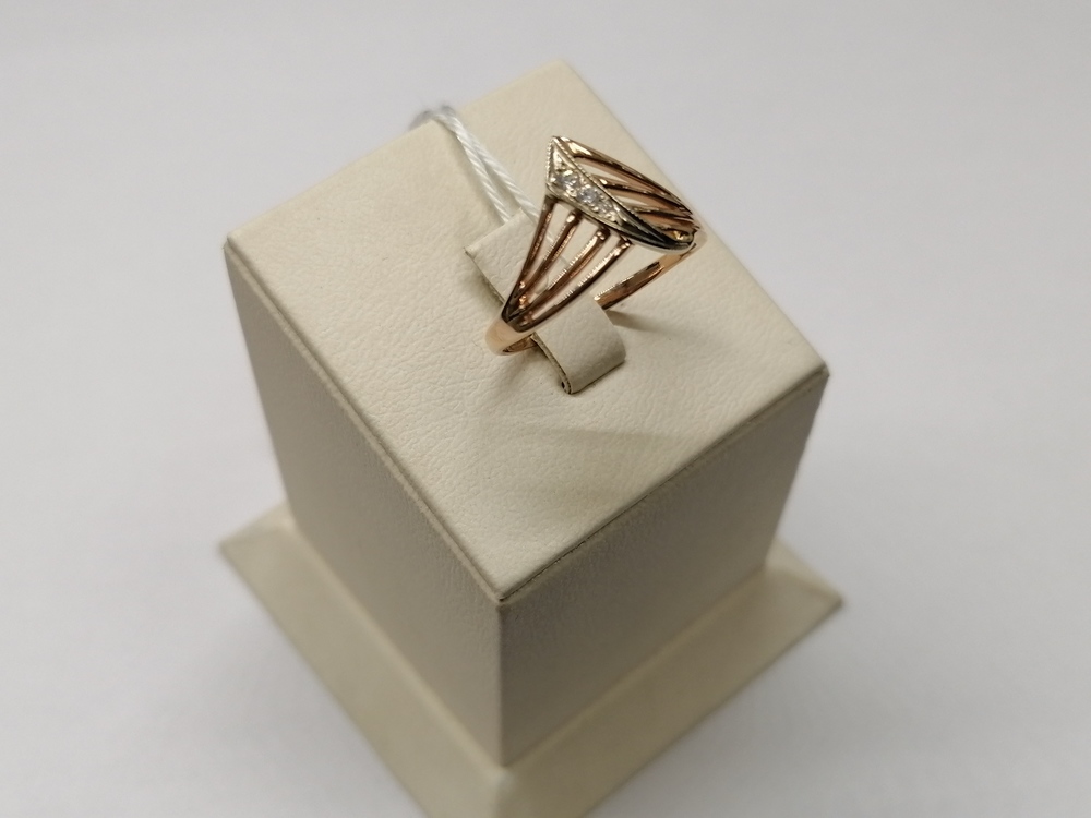 КОЛКМИ585 КОЛЬЦО С КАМНЯМИ (Au 585)