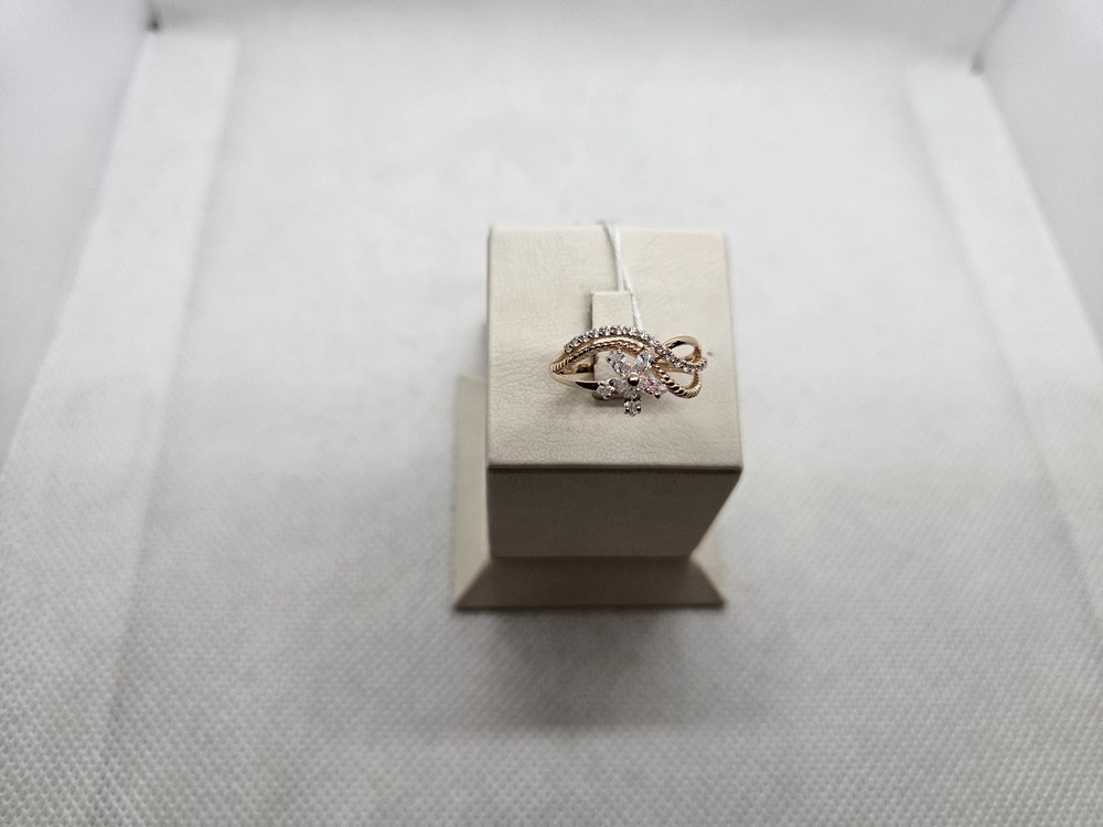 КОЛЬЦО С КАМНЯМИ (Au 585)