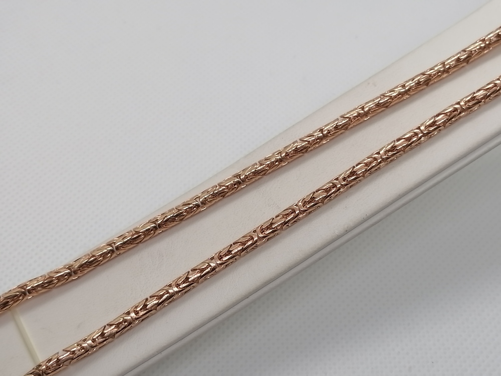 160020 ЦЕПЬ ПОЛНОВЕСНАЯ Лисий хвост (Au 585)