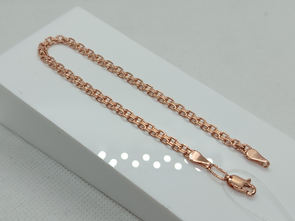 630506023 БРАСЛЕТ ПУСТОТЕЛЫЙ Бисмарк машинный (Au 585)