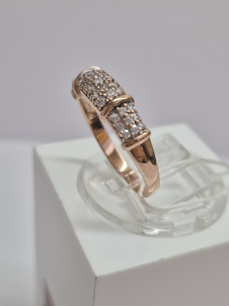 КОЛКМИ585 КОЛЬЦО С КАМНЯМИ (Au 585)